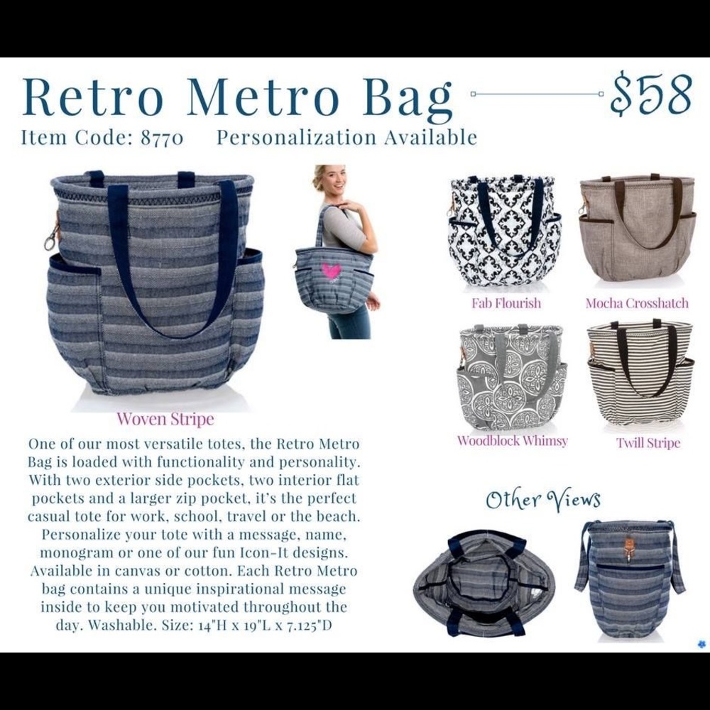 Thirty-one retro metro bag
